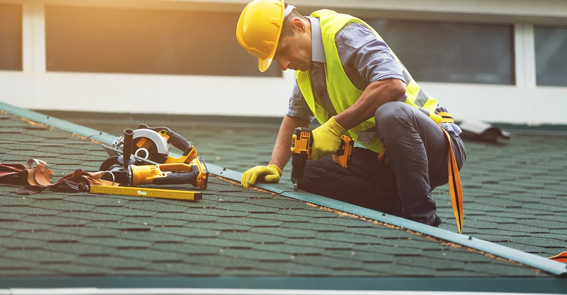 Residential roof repair signs for Texas homes
